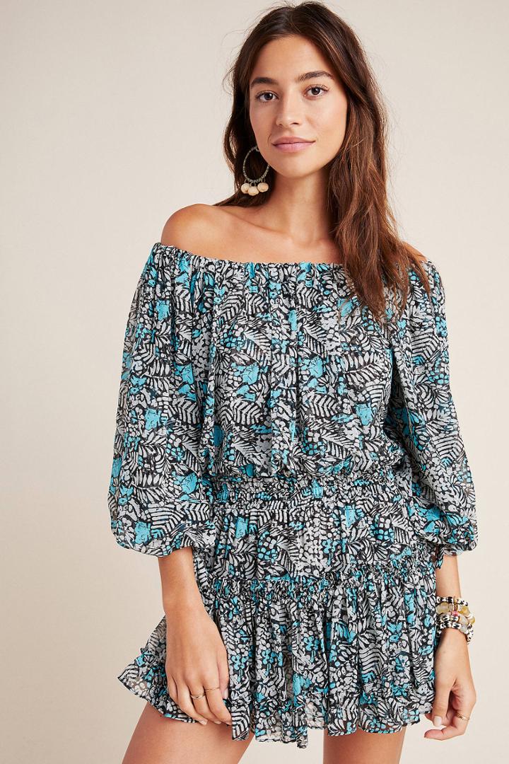 Misa Zonia Off-the-shoulder Mini Dress