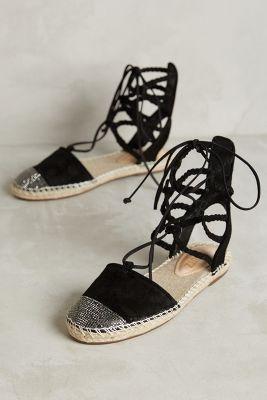 Schutz Darias Espadrilles Black