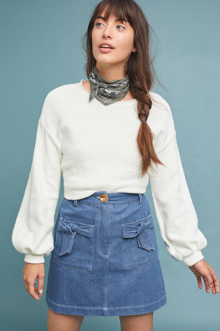 Ryder Luca Denim Mini Skirt