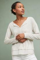 Sanctuary Frosted Split-neck Top