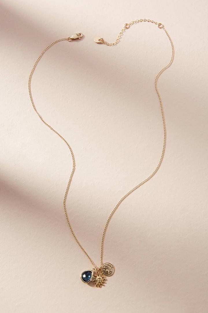 Tess + Tricia Clustered Coin Necklace