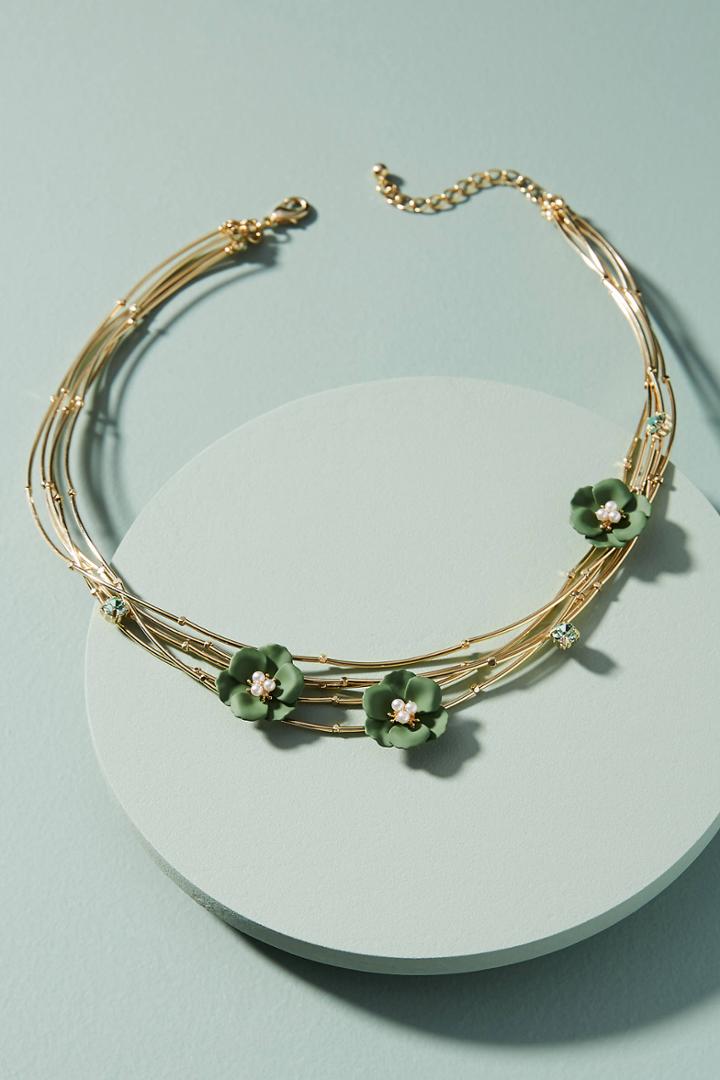 Zenzii Meadow Blooms Collar Necklace