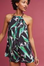 Greylin Palm-printed Romper
