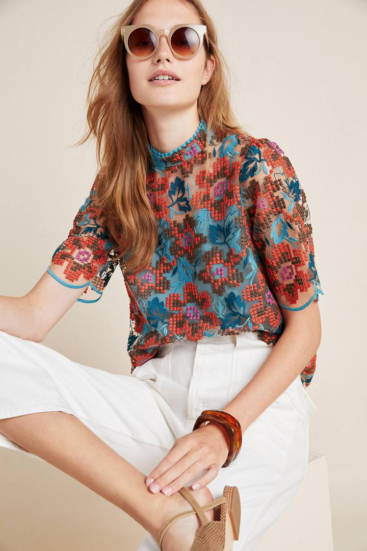 Anthropologie Callaway Swing Blouse