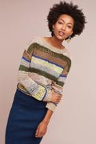 Harlyn Stitched & Striped Pullover