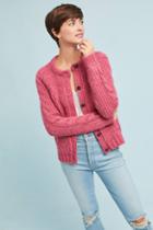 Moth Cabled Button-front Cardigan