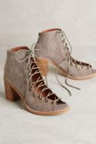Jeffrey Campbell Cors Lace-up Heels Taupe