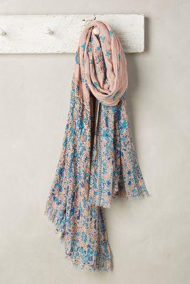Anthropologie Windblown Prairie Scarf