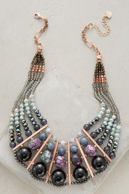 Anthropologie Varied Landscapes Necklace