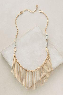 Anthropologie Matchstick Bib Necklace