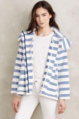 Madame Shou Shou Hooded Lace-back Anorak