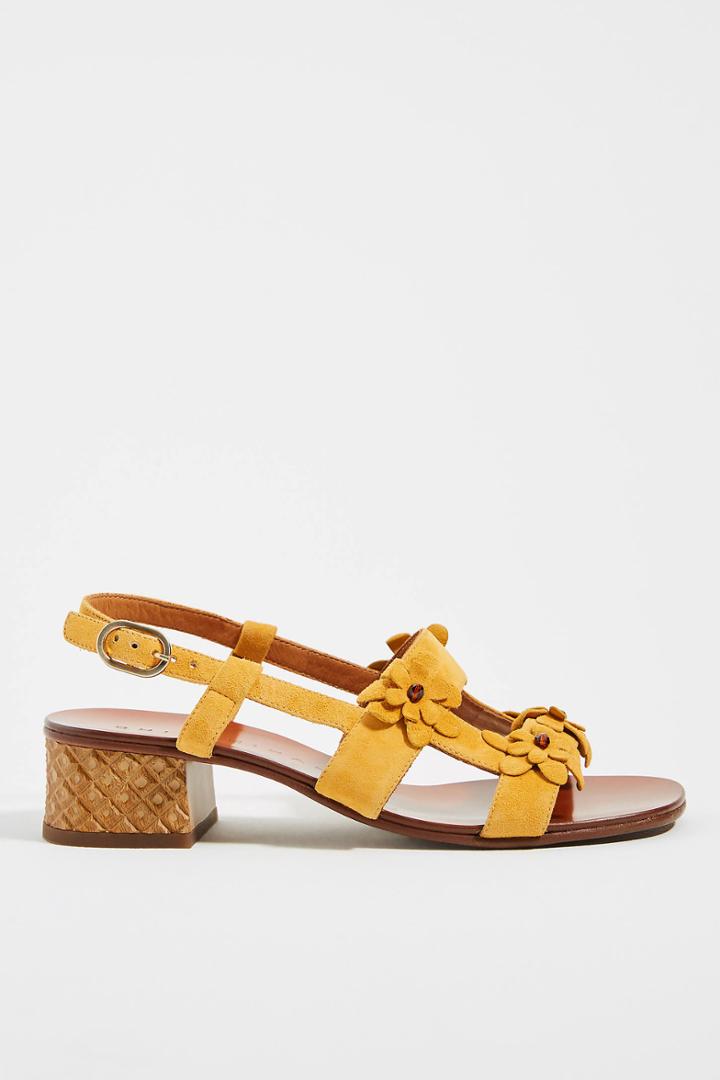 Chie Mihara Flower Heeled Sandals