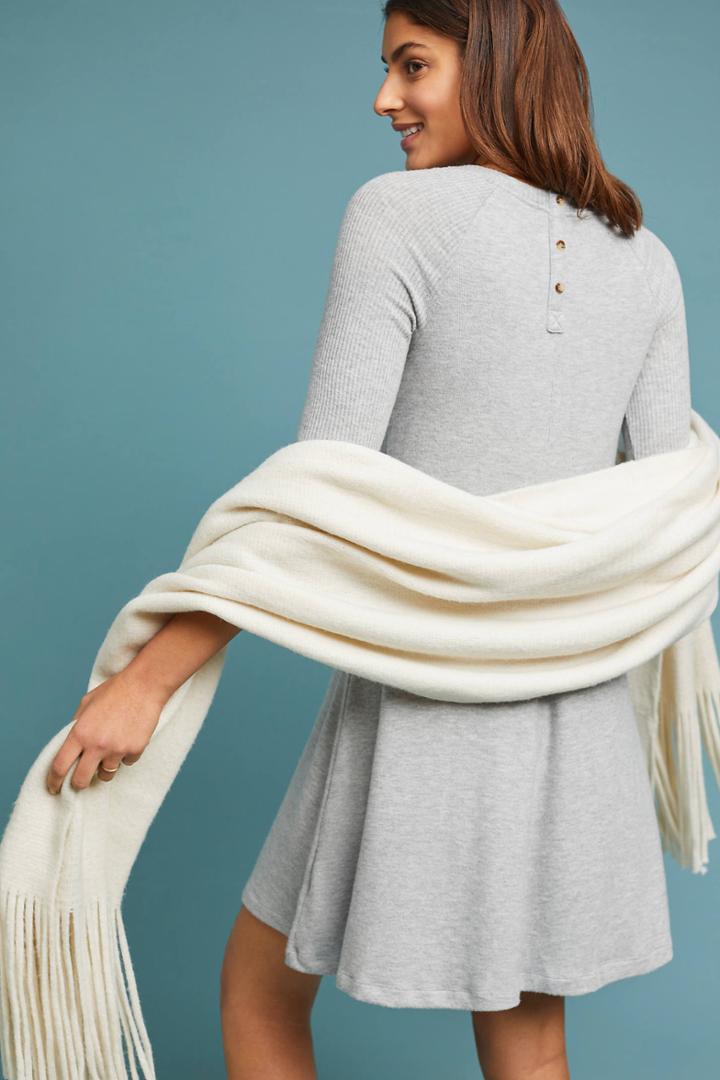 Three Dots Erica Brushed Fleece Dress