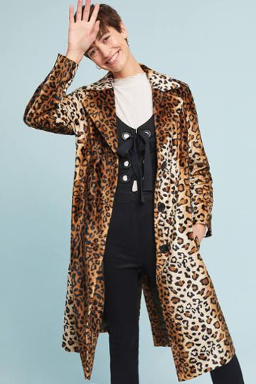 Helene Berman London Slim Leopard Coat