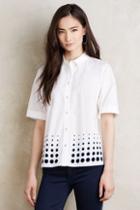 Le Sarte Pettegole Cotton, Elastane Crescendo Lasercut Buttondown