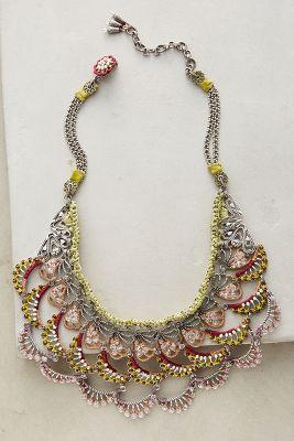 Miriam Haskell Seascape Bib Necklace