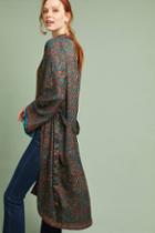 Anthropologie Silk Paisley Kimono