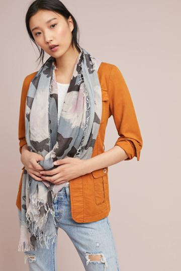Elizabeth Gillett Jasmine Fringed Scarf