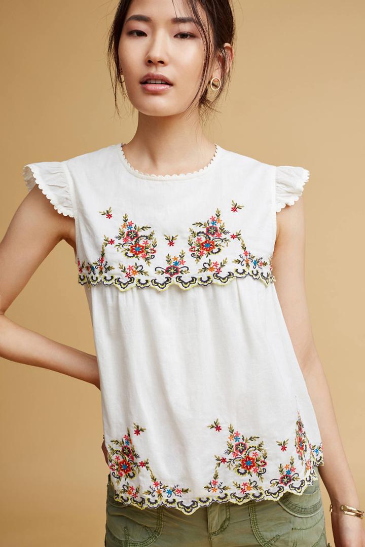 Antik Batik Kili Embroidered Top