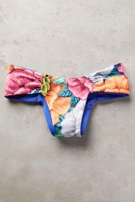 Mara Hoffman Flora Ruched Bottoms Blue Motif