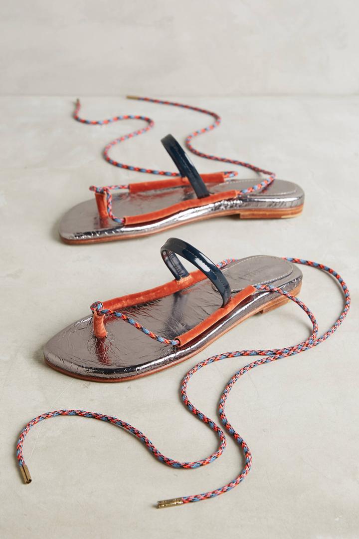 Anthropologie Sa Power Cord Ankl Strap