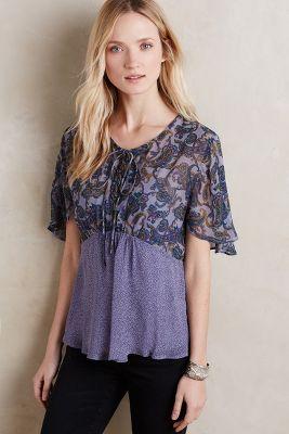 One Fine Day Mulberry Printed Tee