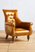 Anthropologie Leather Astrid Chair