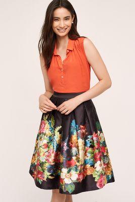 Champagne & Strawberry Garden Party Skirt