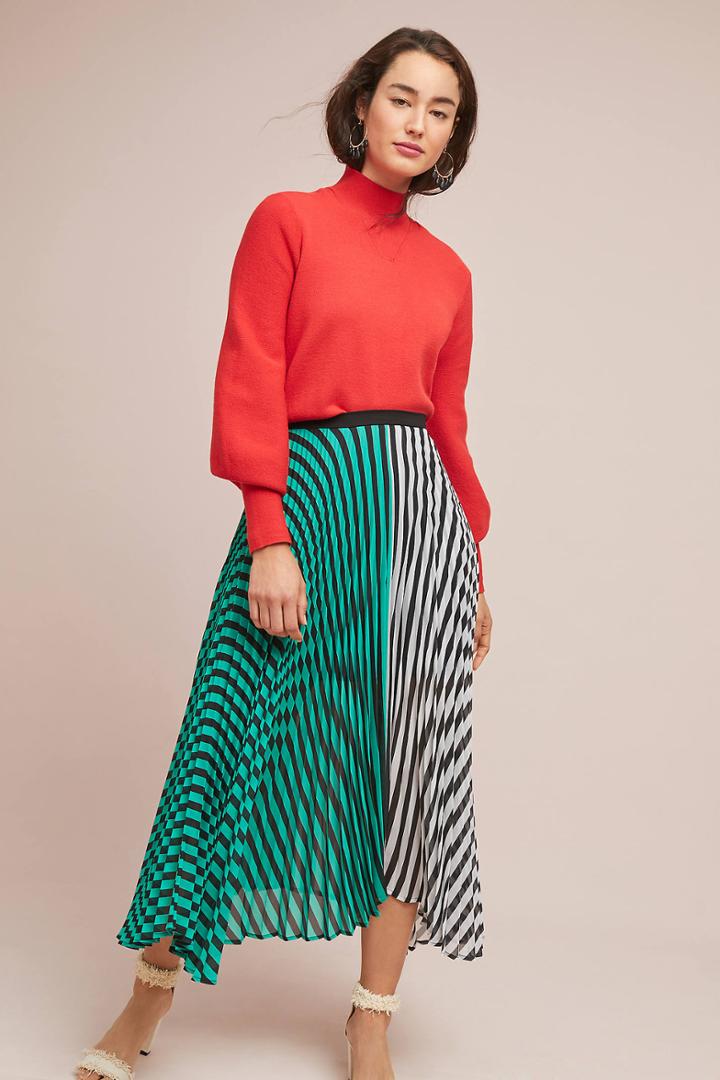 Delfi Clara Pleated Skirt
