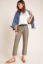Scotch & Soda Abstract Cropped Trousers