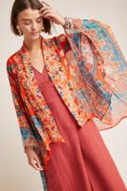 Anthropologie Hayley Mixed Print Kimono
