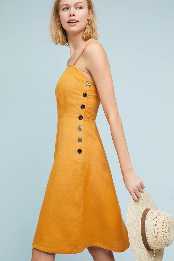 Hd In Paris Golden Culotte Dress