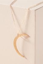Nashelle 14k Gold-filled Crescent Moon Necklace