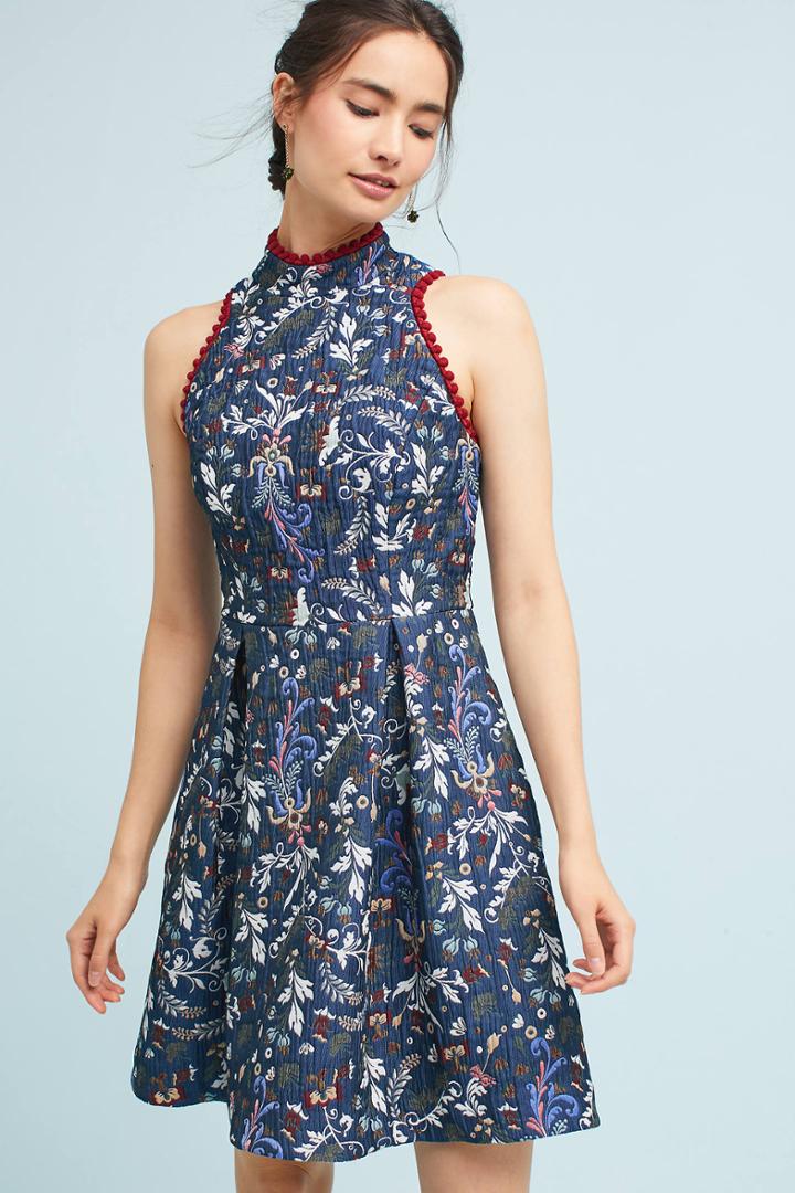 Nicole Miller New York Brooklyn Jacquard Dress