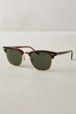 Ray-ban Clubmaster Sunglasses Brown Motif