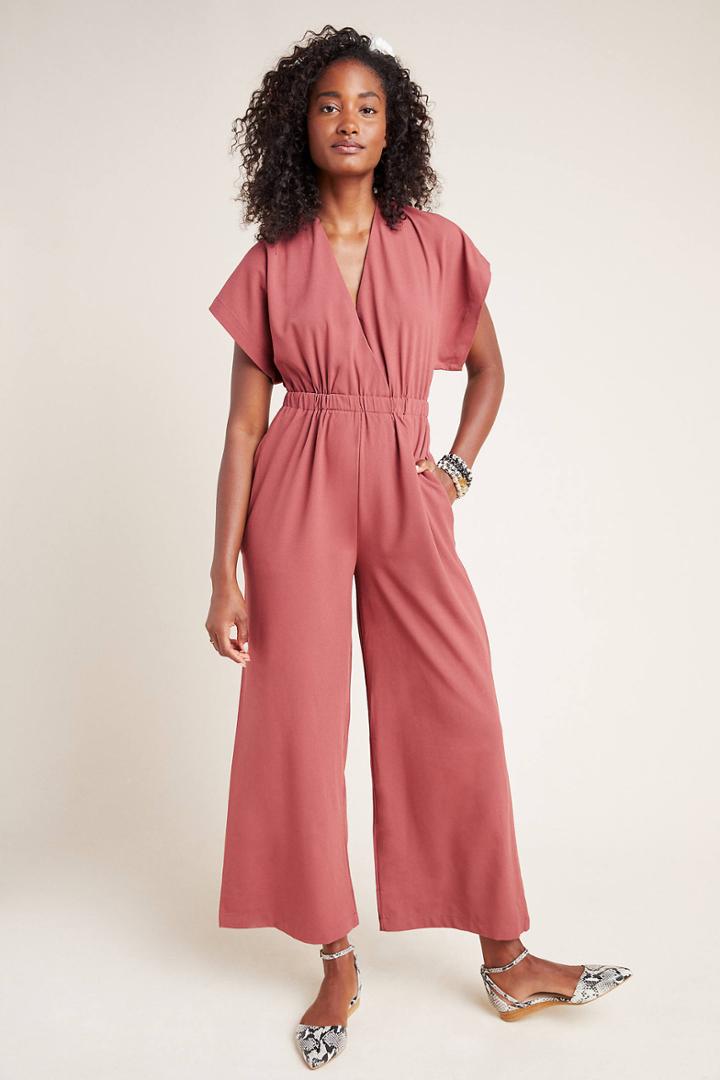 Bishop + Young Deidra Flutter-sleeved Jumpsuit