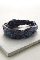 Anthropologie Blue Garden Turban Band