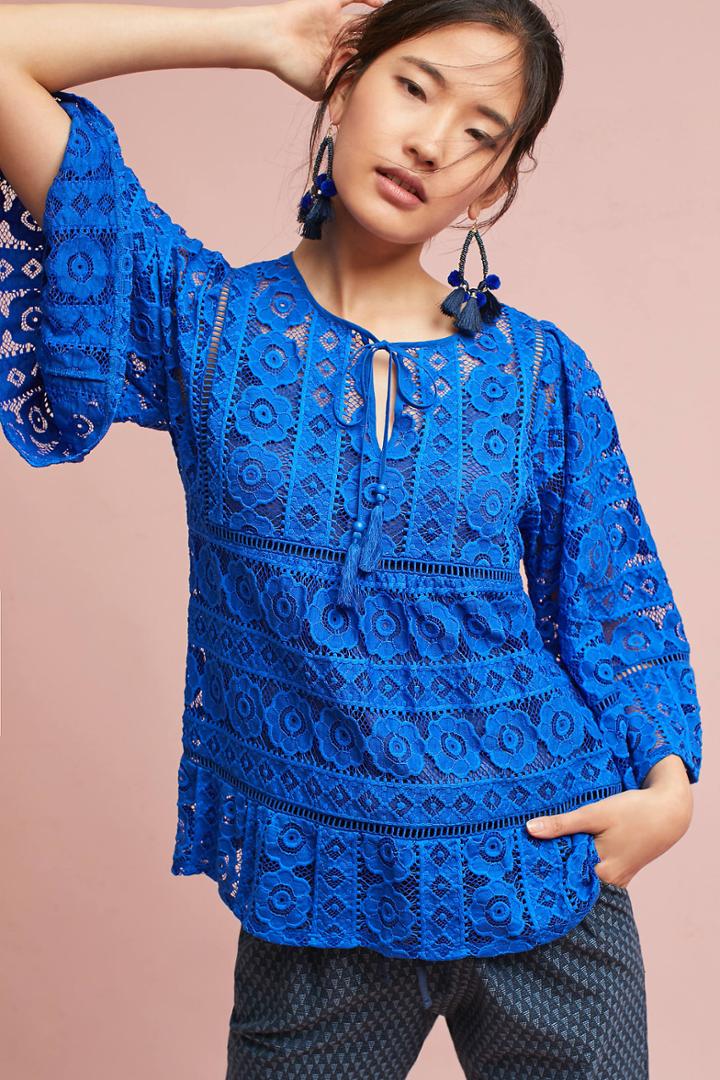 Tracy Reese Tie-neck Blouse