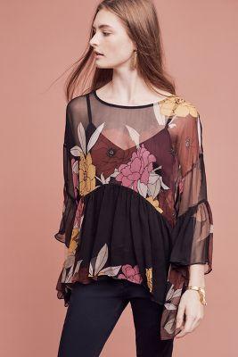 Plenty By Tracy Reese Giardot Silk Blouse