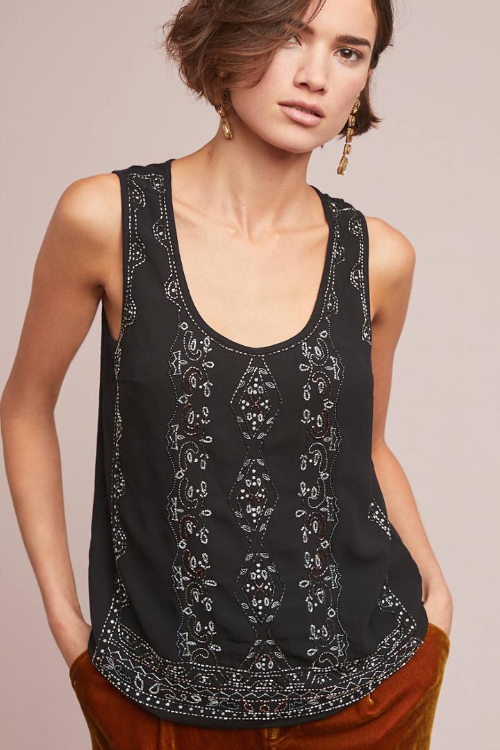 Ranna Gill Matinee Beaded Top