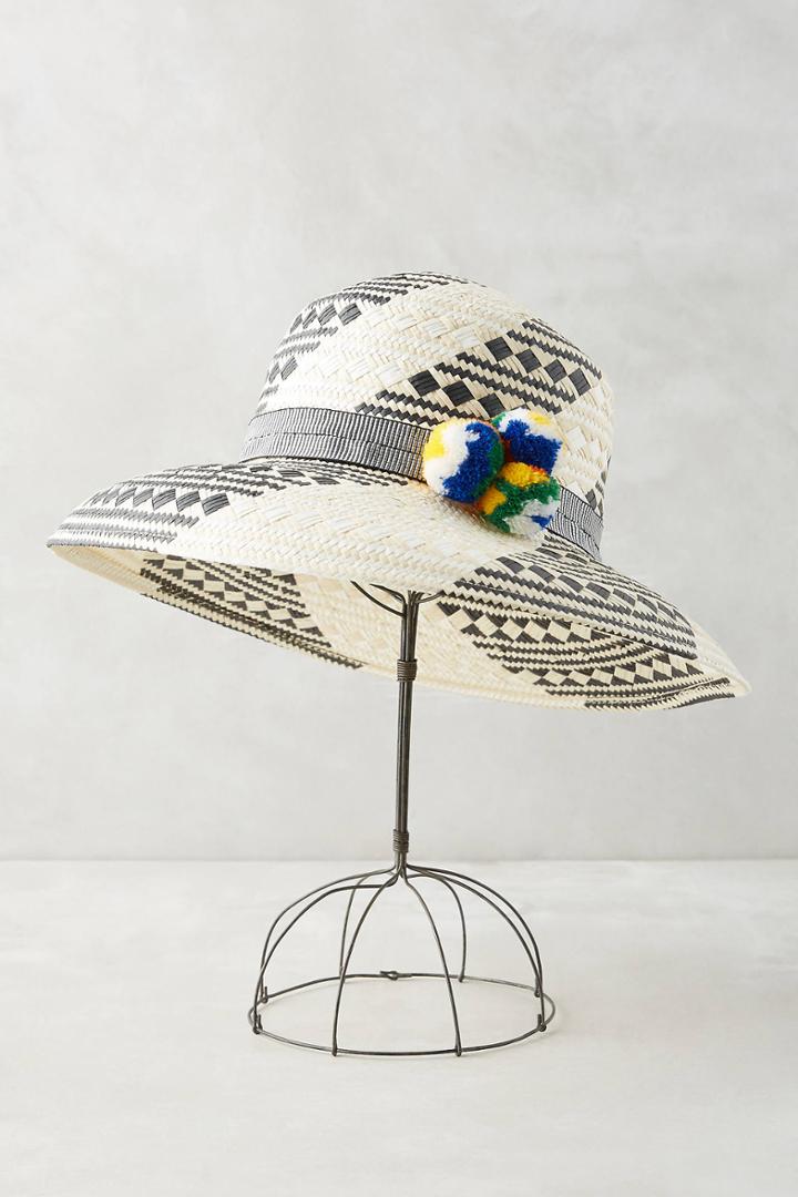 Anthropologie Pommed Market Sun Hat