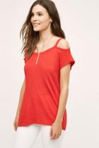 Left Of Center Open-shoulder Tee