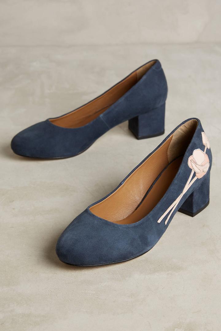 Anthropologie Blooming Heels