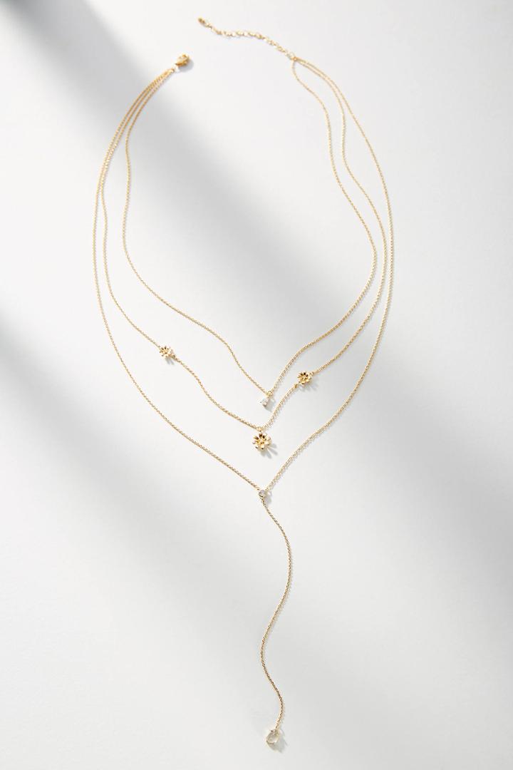 Anthropologie Florette Layered Y-necklace