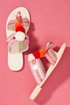 Anthropologie Well-embellished Slide Sandals