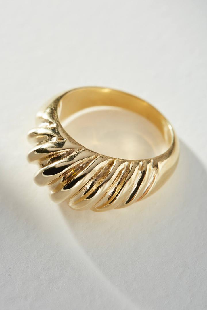 Anthropologie Wave Hello Ring