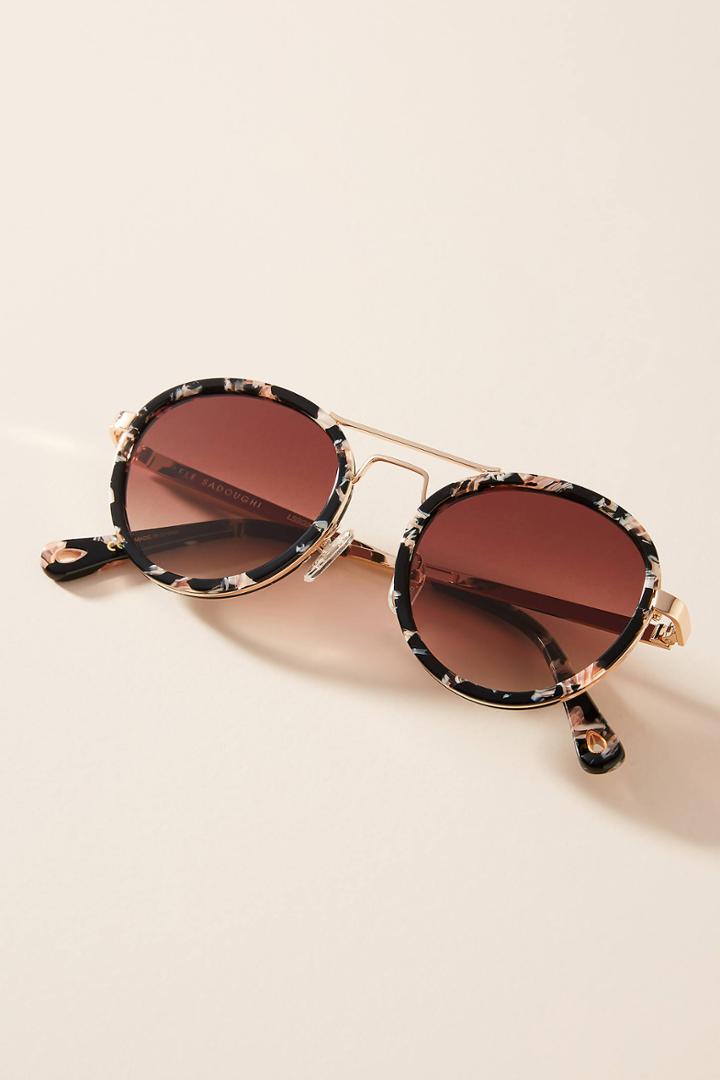 Lele Sadoughi Downtown Brow-bar Sunglasses