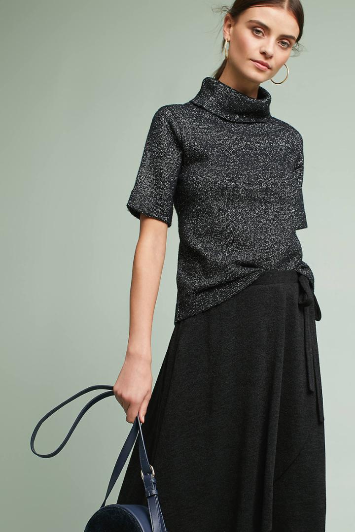 Raga Short-sleeve Turleneck Pullover