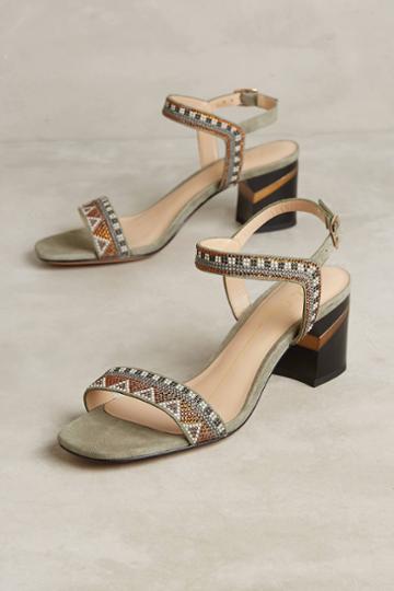 Lola Cruz Rhinestone Heeled Sandals