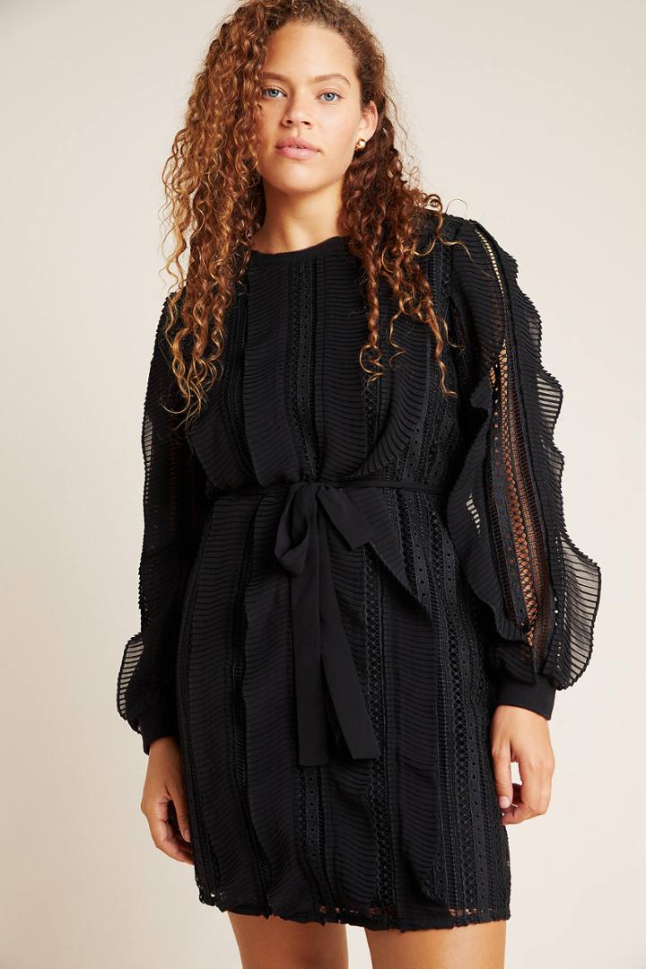 Daniel Rainn Reine Ruffled Mini Dress